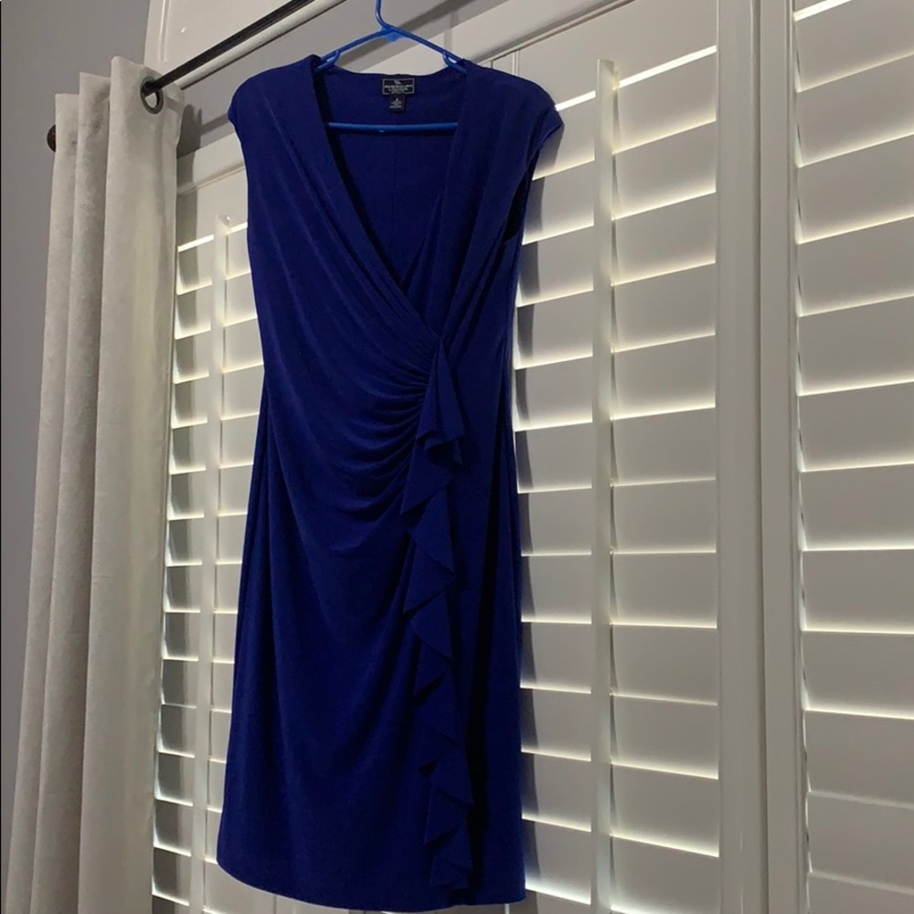 Royal blue America Living mid dress